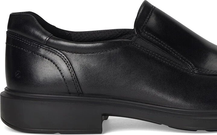 ECCO Helsinki 2.0 Apron Toe Slip-On Men's Shoes Black : EU 39 (US Men's 5-5.5) D - Medium, Leather - Image 7