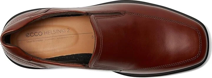 ECCO Helsinki 2.0 Apron Toe Slip-On Men's Shoes Cognac : EU 39 (US Men's 5-5.5) D - Medium, Leather - Image 2