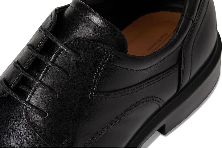 ECCO Helsinki 2.0 Bike Toe Tie Men's Shoes Black : EU 39 (US Men's 5-5.5) D - Medium, Leather - Image 7