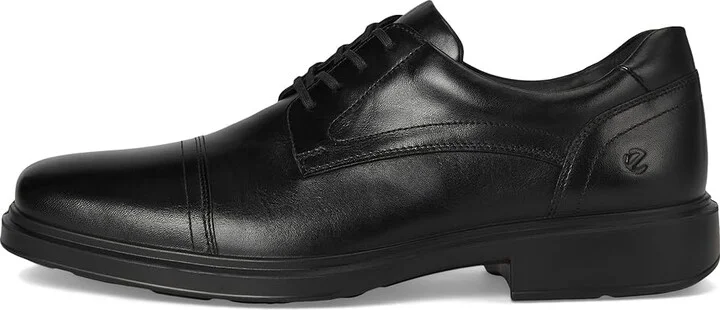 ECCO Helsinki 2.0 Cap Toe Tie Oxford Men's Lace Up Wing Tip Shoes Black : EU 45 (US Men's 11-11.5) M, Leather - Image 6
