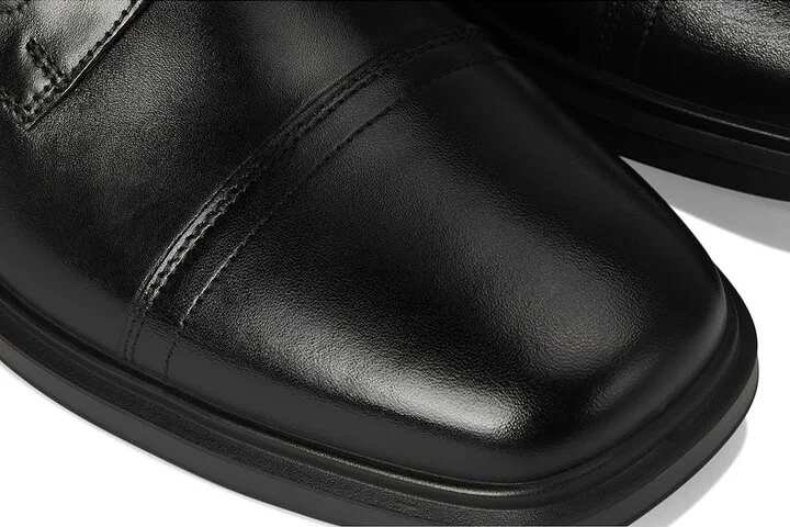 ECCO Helsinki 2.0 Cap Toe Tie Oxford Men's Lace Up Wing Tip Shoes Black : EU 45 (US Men's 11-11.5) M, Leather - Image 7