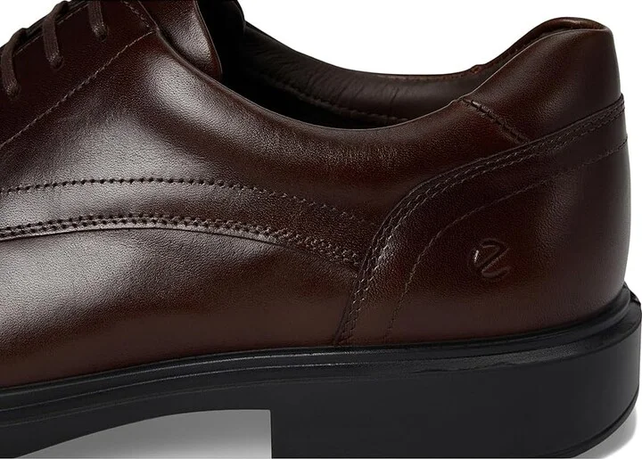 ECCO Helsinki 2.0 Cap Toe Tie Oxford Men's Lace Up Wing Tip Shoes Potting Soil : EU 40 (US Men's 6-6.5) M, Leather - Image 7