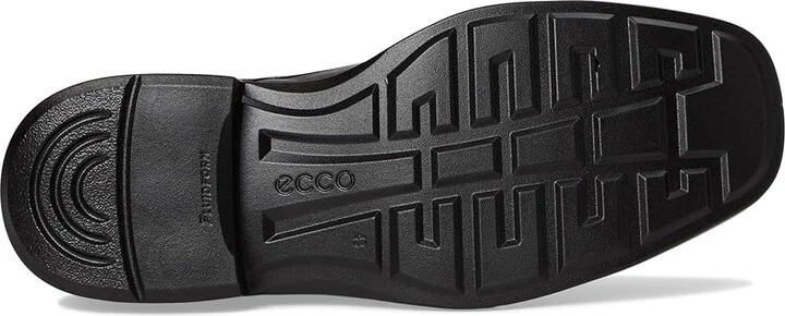 ECCO Helsinki 2.0 Easy Slip Apron Toe Tie Oxford Men's Shoes Black : EU 41 (US Men's 7-7.5) M, Leather - Image 3