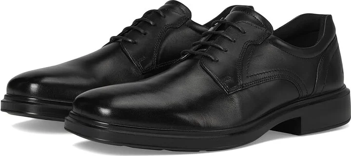 ECCO Helsinki 2.0 Plain Toe Tie Men's Shoes Black : EU 39 (US Men's 5-5.5) D - Medium, Leather