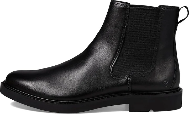 ECCO London Double Gore Chelsea Boots Men's Boots Black : EU 47 (US Men's 13-13.5) M, Leather - Image 5
