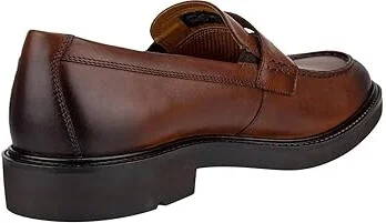 ECCO London Penny Loafer Men's Shoes Cognac : EU 39 (US Men's 5-5.5) M, Leather - Image 3
