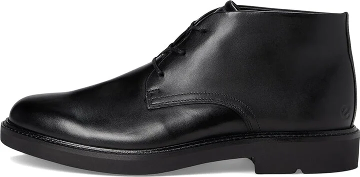 ECCO London Plain Toe Chukka Boots Men's Boots Black : EU 43 (US Men's 9-9.5) M, Leather - Image 6