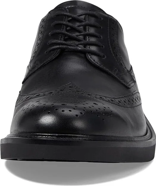 ECCO London Wing Tip Oxford Men's Shoes Black : EU 39 (US Men's 5-5.5) M, Leather - Image 5