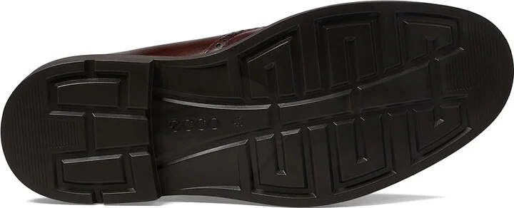 ECCO London Wing Tip Oxford Men's Shoes Cognac : EU 39 (US Men's 5-5.5) M, Leather - Image 3