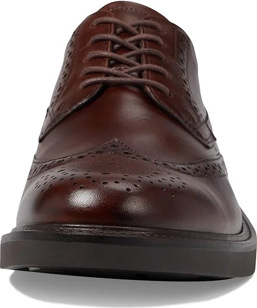 ECCO London Wing Tip Oxford Men's Shoes Cognac : EU 39 (US Men's 5-5.5) M, Leather - Image 5