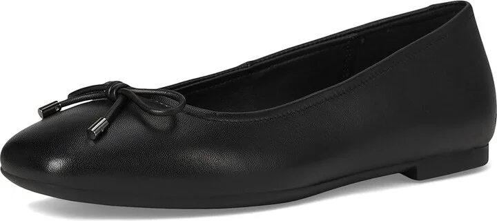 ECCO Margot Bow Ballerina Flat Women's Flat Shoes Black : EU 37 (US Women's 6-6.5) M, Leather - Image 5
