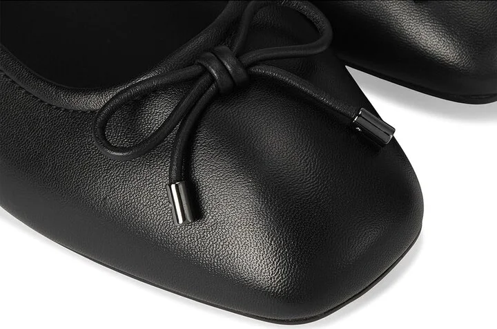 ECCO Margot Bow Ballerina Flat Women's Flat Shoes Black : EU 37 (US Women's 6-6.5) M, Leather - Image 7