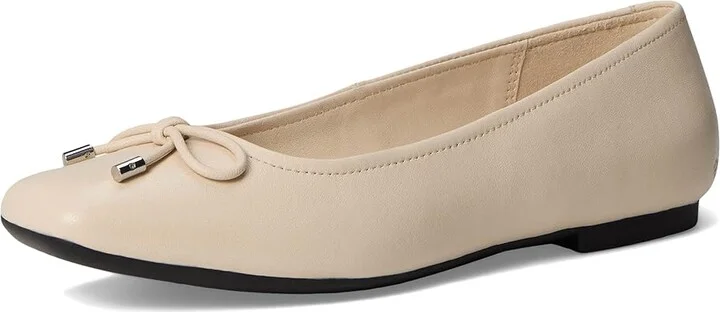 ECCO Margot Bow Ballerina Flat Women's Flat Shoes Limestone : EU 41 (US Women's 10-10.5) M, Leather - Image 5