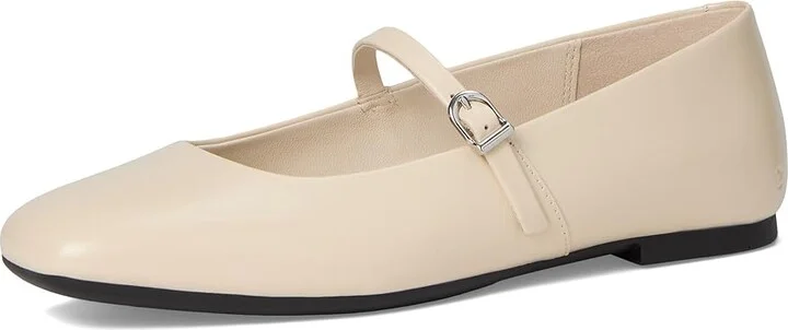 ECCO Margot Mary Jane Ballerina Ballet Flat Women's Shoes Limestone Patent : EU 35 (US Women's 4-4.5) M, Leather - Image 5