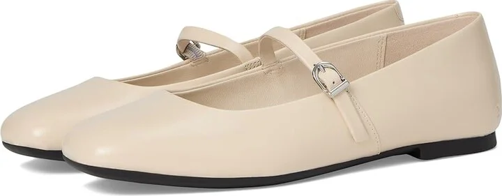 ECCO Margot Mary Jane Ballerina Ballet Flat Women's Shoes Limestone Patent : EU 35 (US Women's 4-4.5) M, Leather