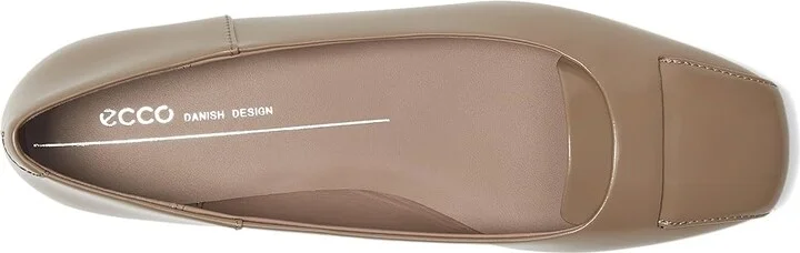 ECCO Margot Origami Ballerina Ballet Flat Women's Shoes Taupe Patent : EU 38 (US Women's 7-7.5) M, Leather - Image 2