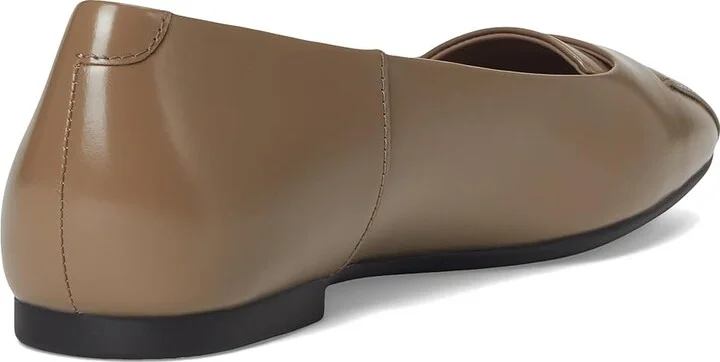 ECCO Margot Origami Ballerina Ballet Flat Women's Shoes Taupe Patent : EU 38 (US Women's 7-7.5) M, Leather - Image 4