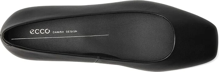 ECCO Margot Plain Ballerina Flat Women's Flat Shoes Black : EU 41 (US Women's 10-10.5) M, Leather - Image 2
