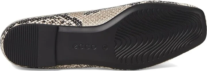 ECCO Margot Plain Ballerina Flat Women's Flat Shoes Dark Clay Snake Print : EU 37 (US Women's 6-6.5) M, Leather - Image 3