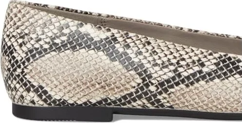 ECCO Margot Plain Ballerina Flat Women's Flat Shoes Dark Clay Snake Print : EU 37 (US Women's 6-6.5) M, Leather - Image 7