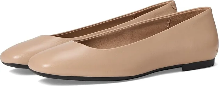 ECCO Margot Plain Ballerina Flat Women's Flat Shoes Nude : EU 41 (US Women's 10-10.5) M, Leather