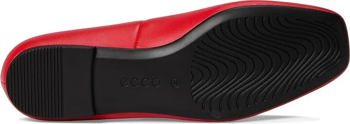 ECCO Margot Plain Ballerina Flat Women's Flat Shoes Scarlet : EU 42 (US Women's 11-11.5) M, Leather - Image 3