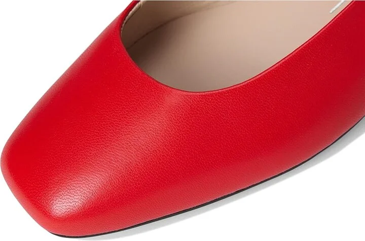 ECCO Margot Plain Ballerina Flat Women's Flat Shoes Scarlet : EU 42 (US Women's 11-11.5) M, Leather - Image 7