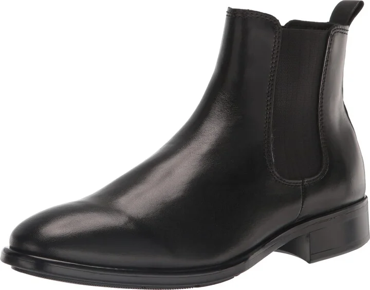 Black Smooth Leather