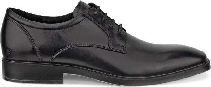 Ecco Men's Metropole Milan Plain Toe Derby Shoe - Image 5