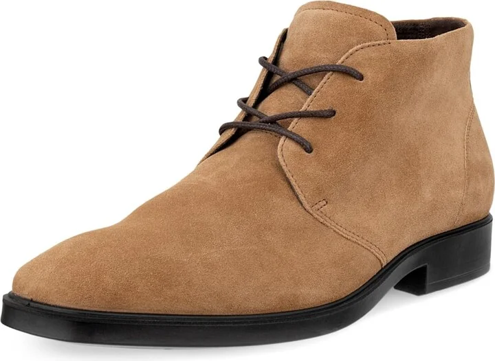 ECCO Men's Milan Plain Toe Lace Up Chukka Boot