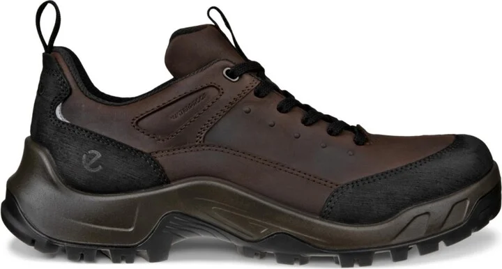Ecco Men's Offroad Waterproof Low Trail Sneakers - Black, Mocha - Image 2