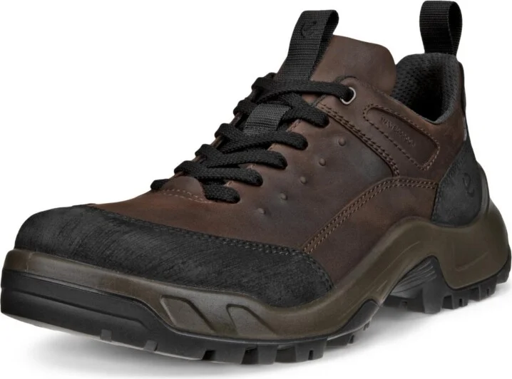 Ecco Men's Offroad Waterproof Low Trail Sneakers - Black, Mocha - Image 4