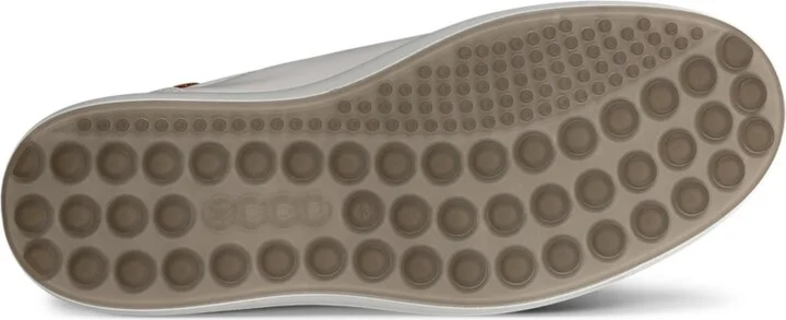 Ecco Men's Soft 7 Easy Slip Tie Sneakers - White, Lion - Image 5