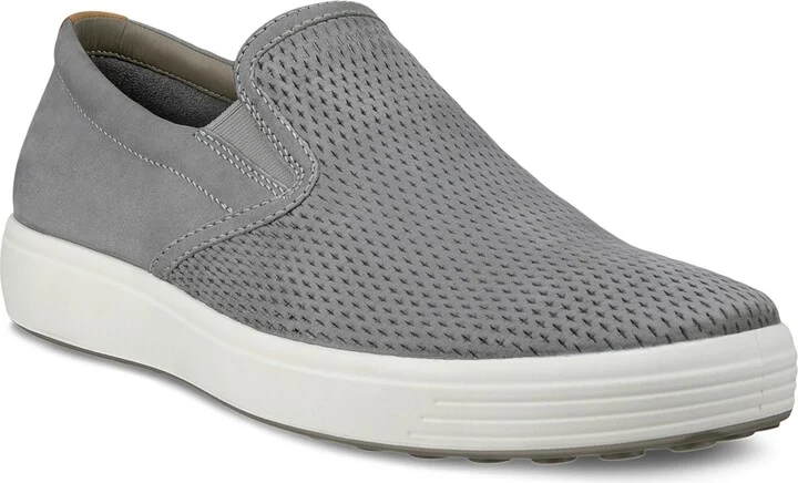 Ecco Men's Soft 7 Slip On 2.0 Sneakers - Wild Dove, Lion