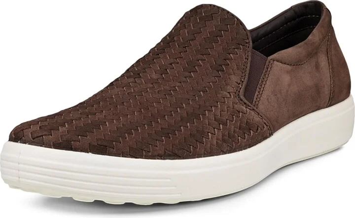 ECCO Men's Soft 7 Woven Slip On 2.0 Sneaker