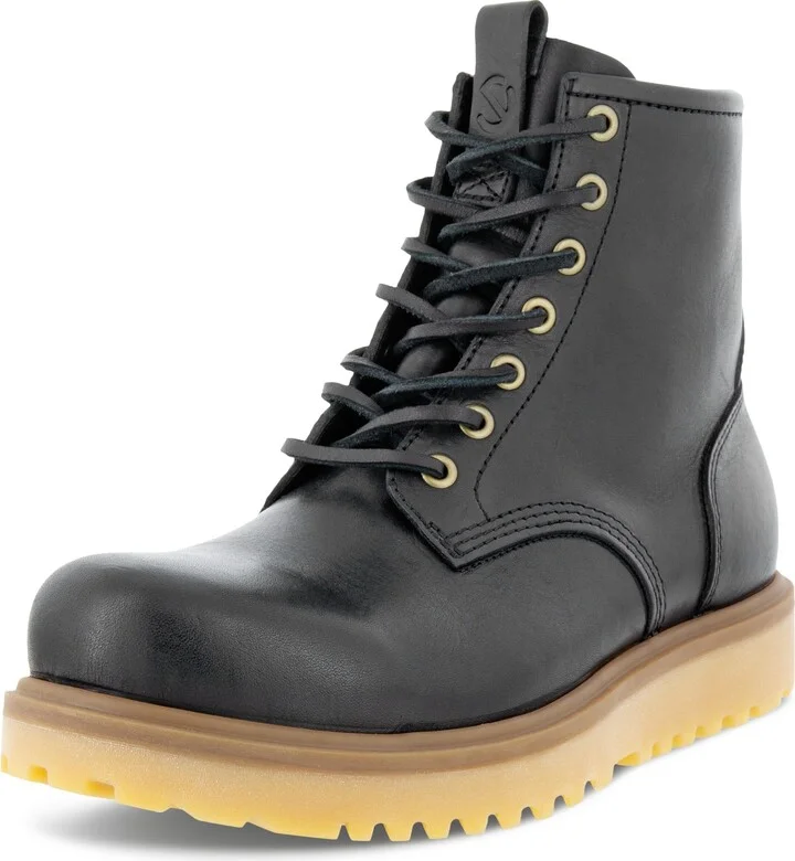 ECCO Men's Staker Plain Toe TIE Fashion Boot