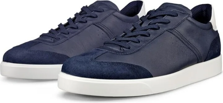 Ecco Men's Street Lite Sneaker - Night Sky/White - Image 6