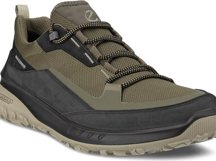 Ecco Men's Ultra Terrain Waterproof Sneakers - Black, Tarmac