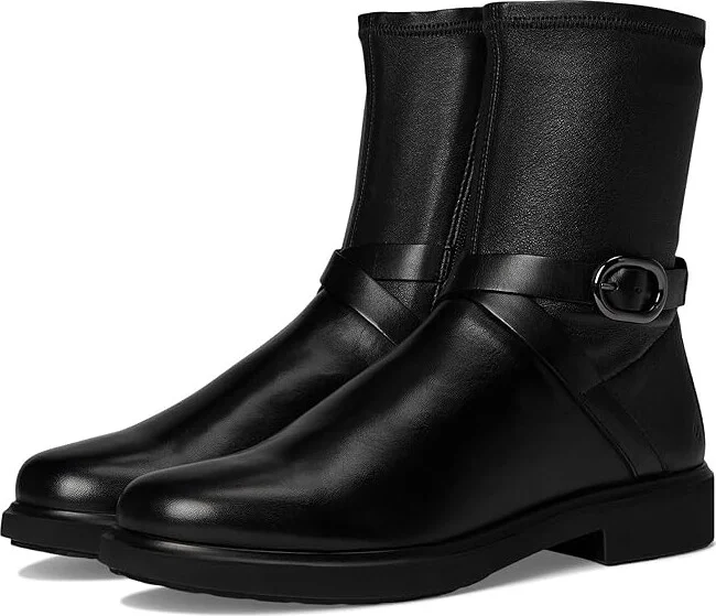 ECCO Metropole Amsterdam Mid Boots Women's Boots Black : EU 41 (US Women's 10-10.5) M, Synthetic