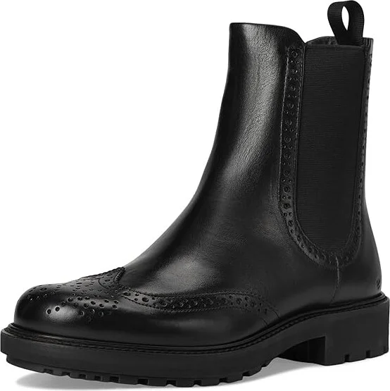 ECCO Metropole Oslo Chelsea Wingtip Boots Women's Boots Black : EU 36 (US Women's 5-5.5) M, Leather - Image 5