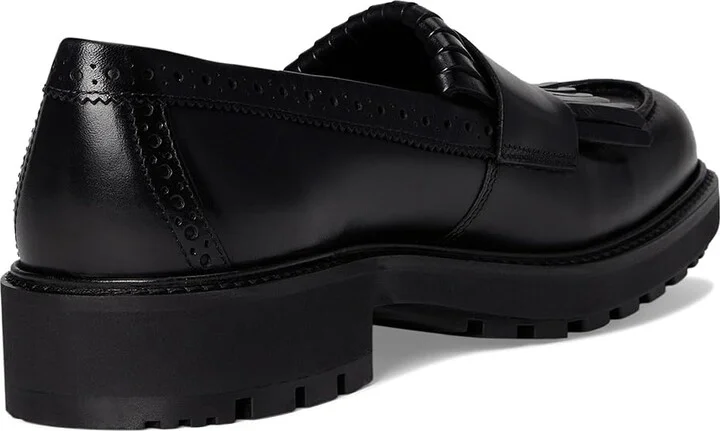 ECCO Metropole Oslo Loafer Women's Flat Shoes Black : EU 42 (US Women's 11-11.5) M, Leather/Textile - Image 4