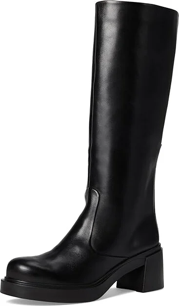 ECCO Metropole Seoul Tall Boots Women's Boots Black : EU 38 (US Women's 7-7.5) M, Leather - Image 5