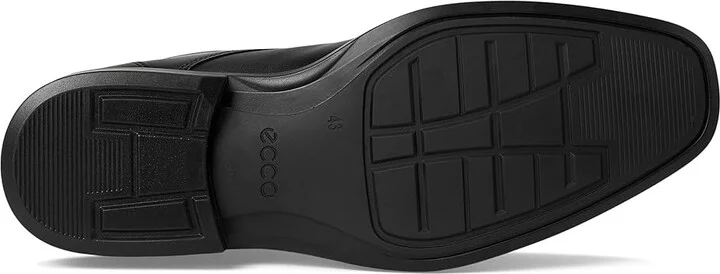 ECCO Milan Cap Toe Tie Oxford Men's Shoes Black : EU 43 (US Men's 9-9.5) D - Medium, Leather - Image 3