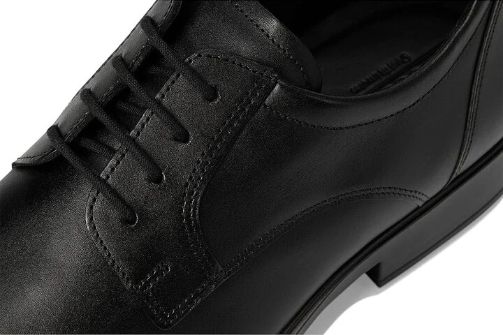 ECCO Milan Cap Toe Tie Oxford Men's Shoes Black : EU 43 (US Men's 9-9.5) D - Medium, Leather - Image 7