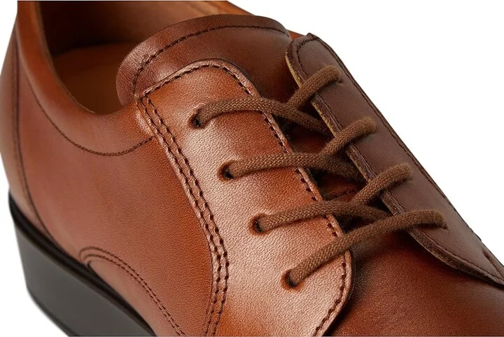 ECCO Milan Cap Toe Tie Oxford Men's Shoes Saddle : EU 40 (US Men's 6-6.5) D - Medium, Leather - Image 7