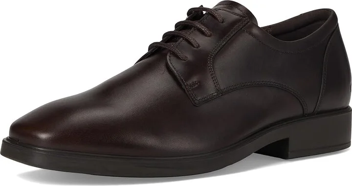 ECCO Milan Plain Toe Oxford Men's Lace Up Wing Tip Shoes Cocoa Brown : EU 43 (US Men's 9-9.5) D - Medium, Leather - Image 5