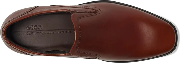 ECCO Milan Plain Toe Slip On Loafer Men's Lace Up Wing Tip Shoes Mink : EU 42 (US Men's 8-8.5) D - Medium, Leather - Image 2