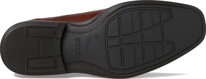 ECCO Milan Plain Toe Slip On Loafer Men's Lace Up Wing Tip Shoes Mink : EU 42 (US Men's 8-8.5) D - Medium, Leather - Image 3