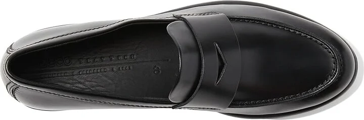 ECCO Modtray Penny Loafer Women's Shoes Black Leather : EU 38 (US Women's 7-7.5) M - Image 2
