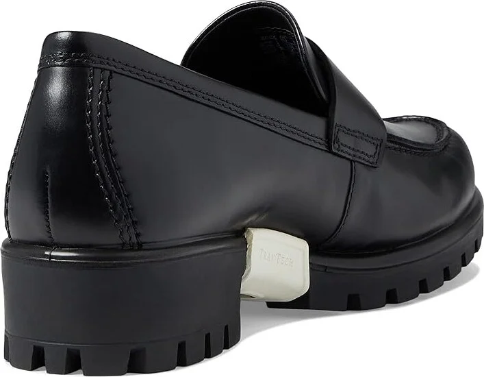 ECCO Modtray Penny Loafer Women's Shoes Black Leather : EU 38 (US Women's 7-7.5) M - Image 4